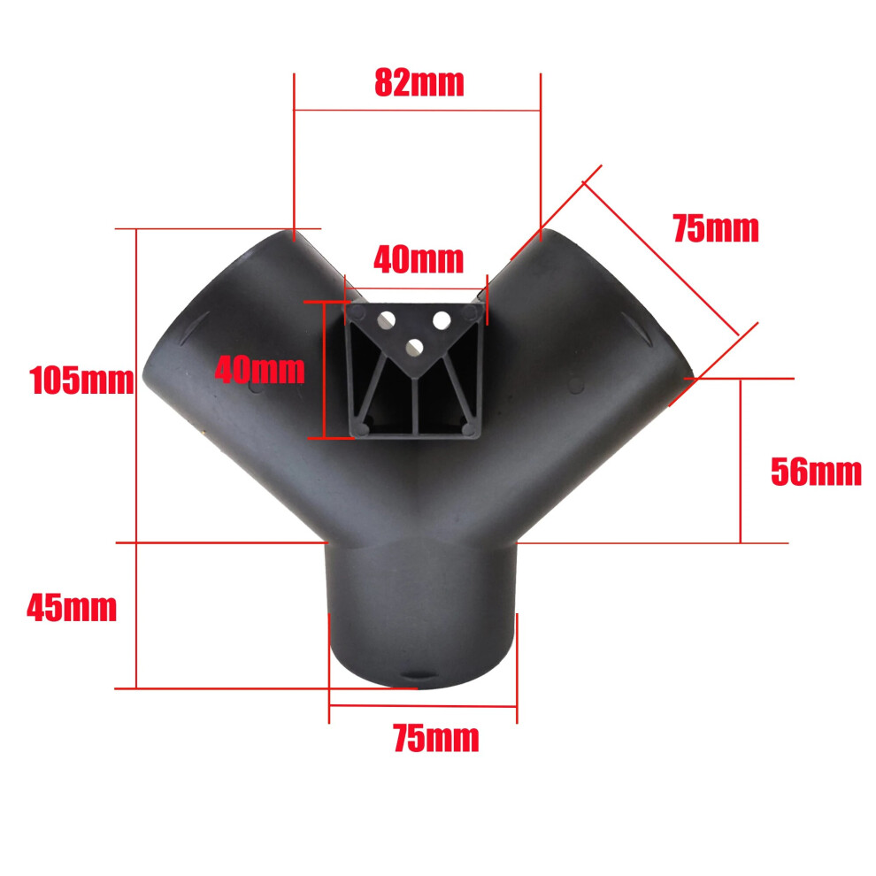 42 60 75Mm Car Heater Ducting Reducer Hose Tube Connector Heater Ducting 9136637130153