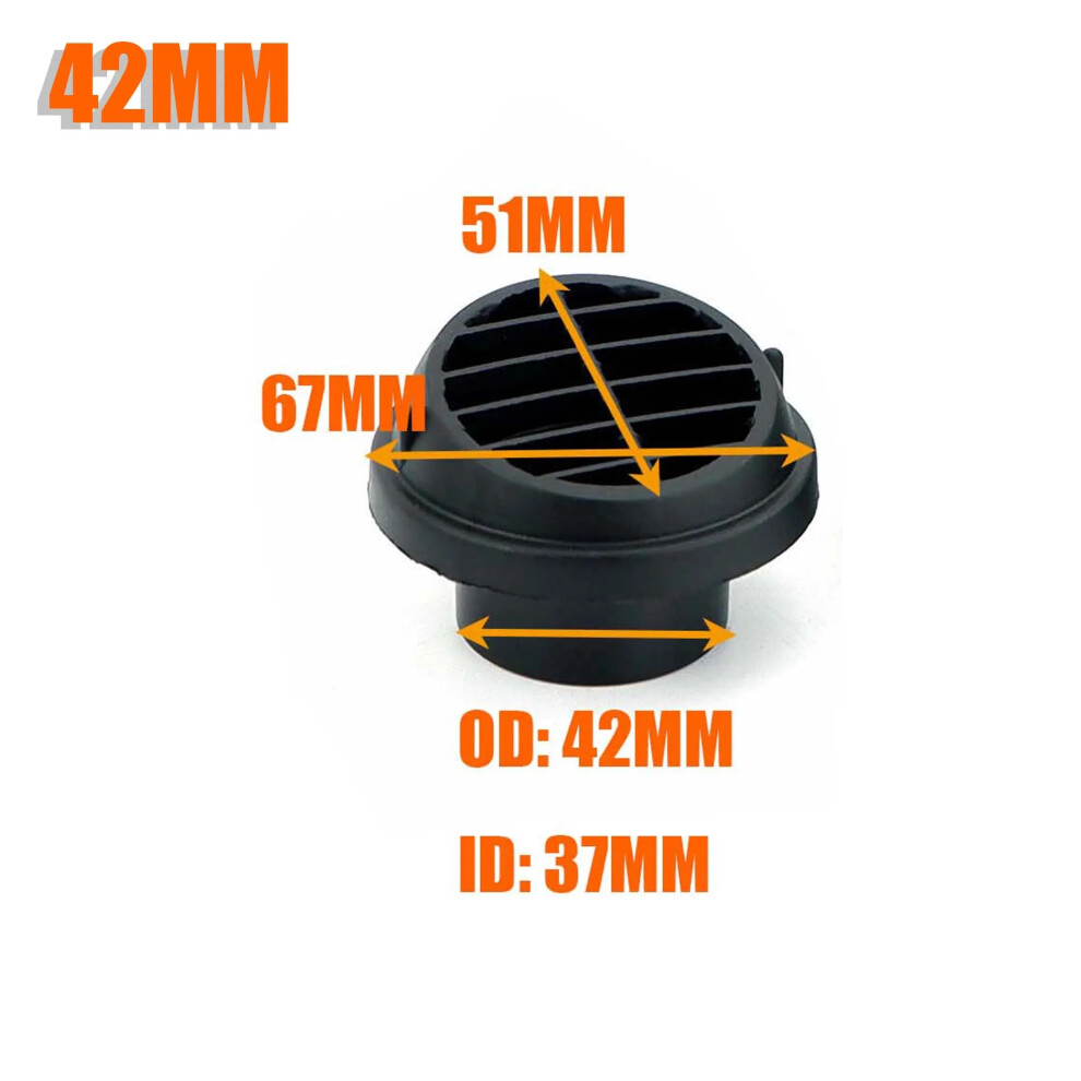 42Mm 60Mm 75Mm Air Vent Ducting Piece Duct Pipe Outlet Rotatable Diesel 9136637131266