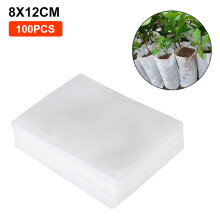 100Pcs Biodegradable Plant Growing Kits Nursery Bag Plant Bags Non-woven