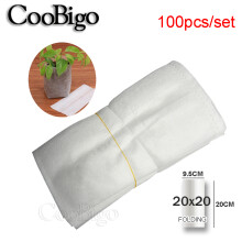 100pcs Biodegradable Plant Growing Kits Nursery Bags Plant Seeding Pots