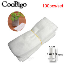 100pcs Biodegradable Plant Growing Kits Nursery Bags Plant Seeding Pots