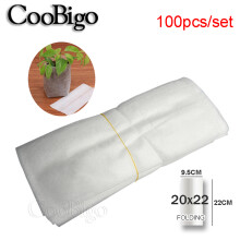 100pcs Biodegradable Plant Growing Kits Nursery Bags Plant Seeding Pots