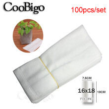 100pcs Biodegradable Plant Growing Kits Nursery Bags Plant Seeding Pots