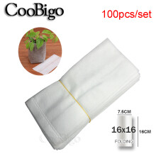 100pcs Biodegradable Plant Growing Kits Nursery Bags Plant Seeding Pots