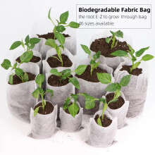 Seedling Plant Growing Kits Bags Biodegradable Non-Woven Seedling Pot