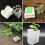 100PCS/SET Biodegradable Plant Growing Kits Seed Starter Bags Breathable 4