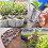 100PCS/SET Biodegradable Plant Growing Kits Seed Starter Bags Breathable 2