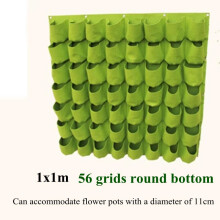 9/18/25/36/49/56/64 Pockets Plant Growing Kits Wall Hanging Bags Vertical