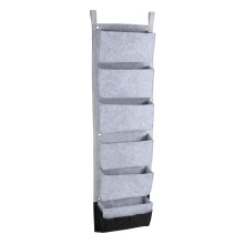 Wall Planter Plant Growing Kits Home Bag Self-absorbing Hanging 6 Pockets