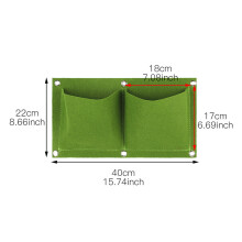 NEW Wall Plant Growing Kits Hanging Pockets Bags Flower Pot Home Garden