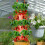 8 Hole Plant Growing Kits Upside Down Tomato Planter Vertical Hanging 4