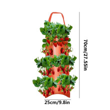 8 Hole Plant Growing Kits Upside Down Tomato Planter Vertical Hanging
