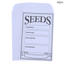 20 Pcs Plant Growing Kits Kraft Paper Bag For Vegetable Seeds? Self Adhesive