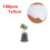 Durable Useful Plant Growing Kits Accessories Tree Bag 100pcs Biodegradable 2