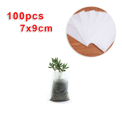 Durable Useful Plant Growing Kits Accessories Tree Bag 100pcs Biodegradable 1