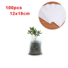 Durable Useful Plant Growing Kits Accessories Tree Bag 100pcs Biodegradable