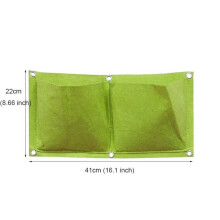 Wall Hanging Plant Growing Kits Bags 4/9/18/49/72 Pockets Green LIght