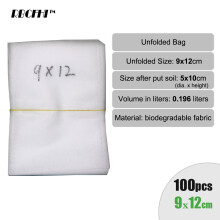 100/200PCS Nursery Plant Growing Kits Bags Bioderadable Fabric Plant ing