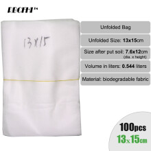 100/200PCS Nursery Plant Growing Kits Bags Bioderadable Fabric Plant ing