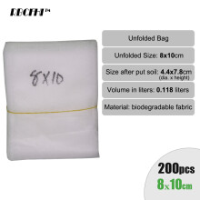 100/200PCS Nursery Plant Growing Kits Bags Bioderadable Fabric Plant ing