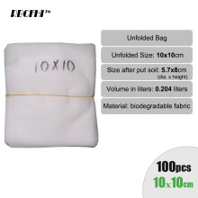 100/200PCS Nursery Plant Growing Kits Bags Bioderadable Fabric Plant ing