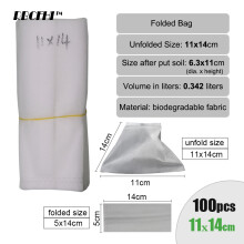 100/200PCS Nursery Plant Growing Kits Bags Bioderadable Fabric Plant ing