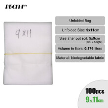 100/200PCS Nursery Plant Growing Kits Bags Bioderadable Fabric Plant ing