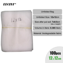 100/200PCS Nursery Plant Growing Kits Bags Bioderadable Fabric Plant ing