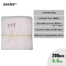 100/200PCS Nursery Plant Growing Kits Bags Bioderadable Fabric Plant ing