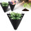Vertical Hanging Plant Growing Kits Garden Bag Triangular Planter Flower 3