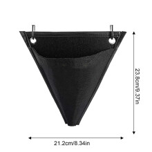 Vertical Hanging Plant Growing Kits Garden Bag Triangular Planter Flower