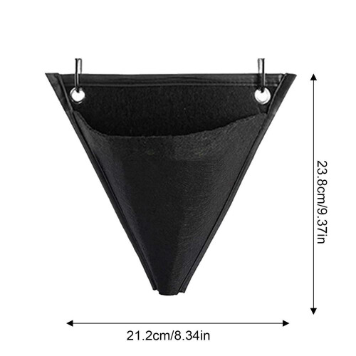 Vertical Hanging Plant Growing Kits Garden Bag Triangular Planter Flower