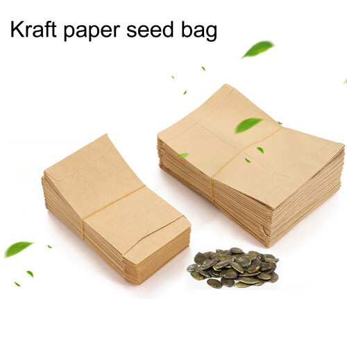 100Pcs Kraft Plant Growing Kits Paper Seed Protective Envelope Storage 1