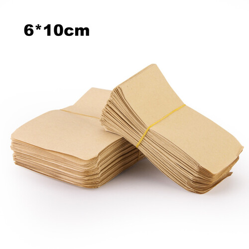 100Pcs Kraft Plant Growing Kits Paper Seed Protective Envelope Storage