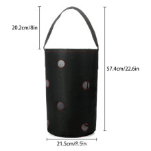 Hanging Strawberry Plant Growing Kits Bag Home Garden Vertical Flower