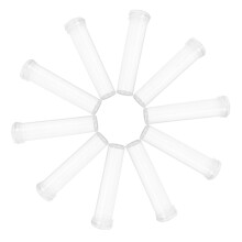Healifty Glass Plant Growing Kits Rose Nutrition Flower Plastic Tube Clear