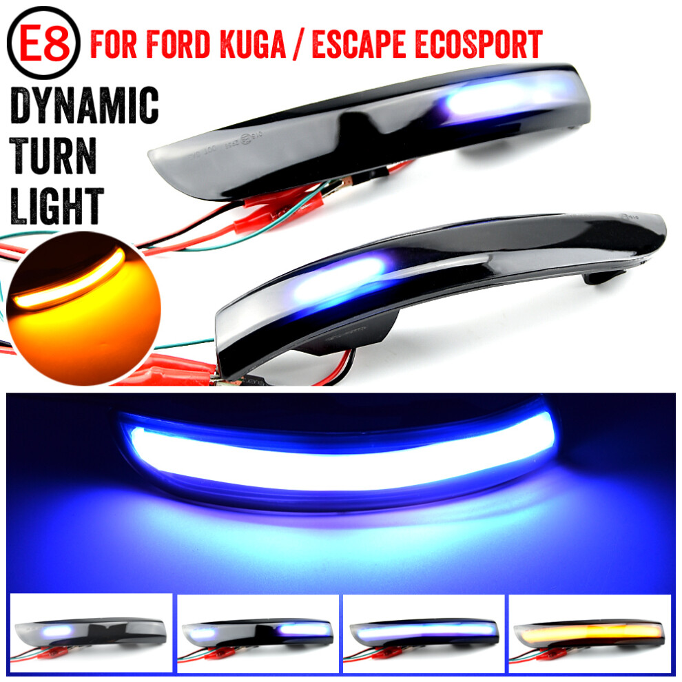Dynamic Blinker Led Flash Turn Signal Car Lights For Ford Kuga Escape 9158106945105