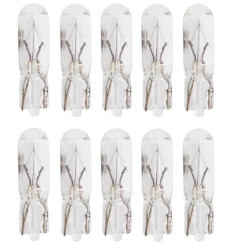 30/20/10/5Pcs 12V 1.2W T5 Glass car light Bulb Dashboard Instrument Panel 1
