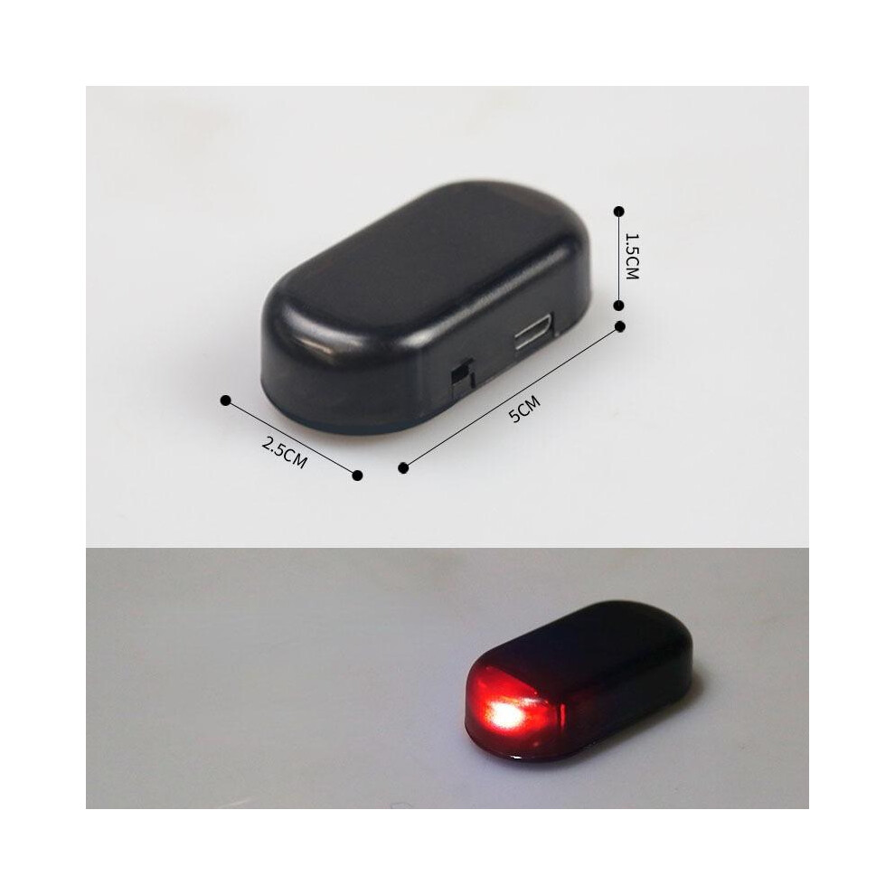Fake Security Car Solar Powered Simulated Dummy Alarm Wireless Warning Light 9158106951434