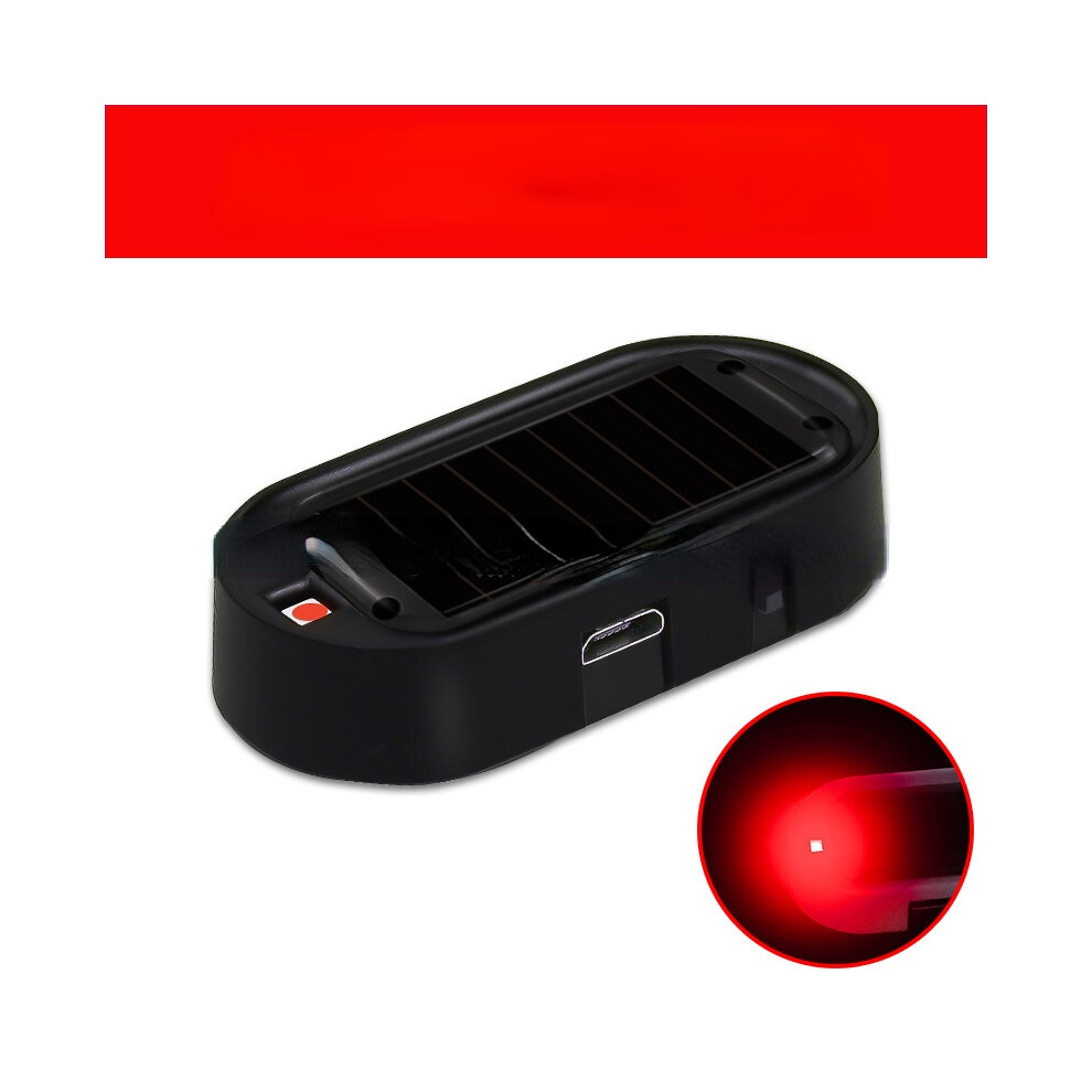 Fake Security Car Solar Powered Simulated Dummy Alarm Wireless Warning Light 9158106952769