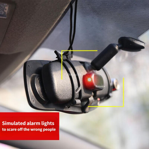 Fake Security car light Solar Powered Simulated Dummy Alarm Wireless Warning 1