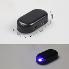 Fake Security car light Solar Powered Simulated Dummy Alarm Wireless Warning