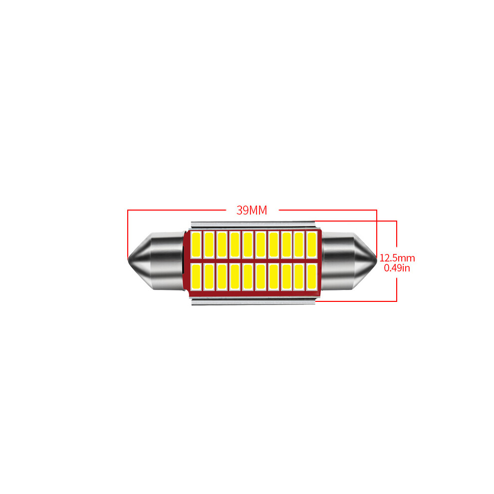 1X C10w C5w Led Canbus Festoon 31Mm 36Mm 39Mm 42Mm For Bulb Interior Reading 9158106956224
