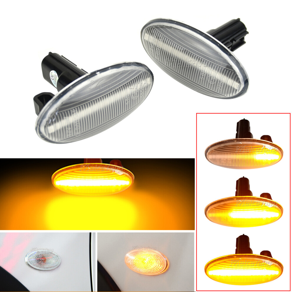 Dynamic Led Turn Signal Car Lights Sequential Flashing Side Marker Lamp 9158106946256