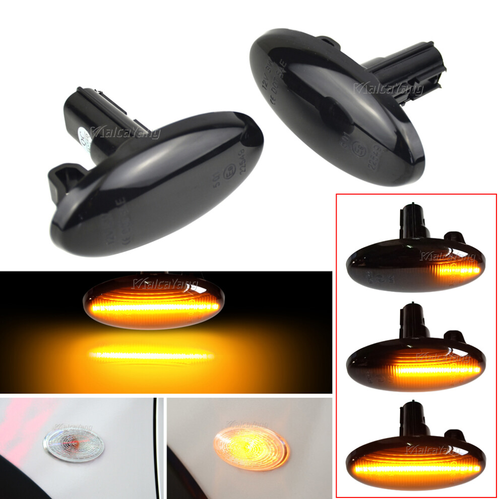 Dynamic Led Turn Signal Car Lights Sequential Flashing Side Marker Lamp 9158106955463