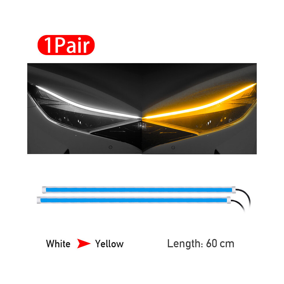 12V Led Car Bar Drl Daytime Running Car Strips Flexible Led Light 9158106946904