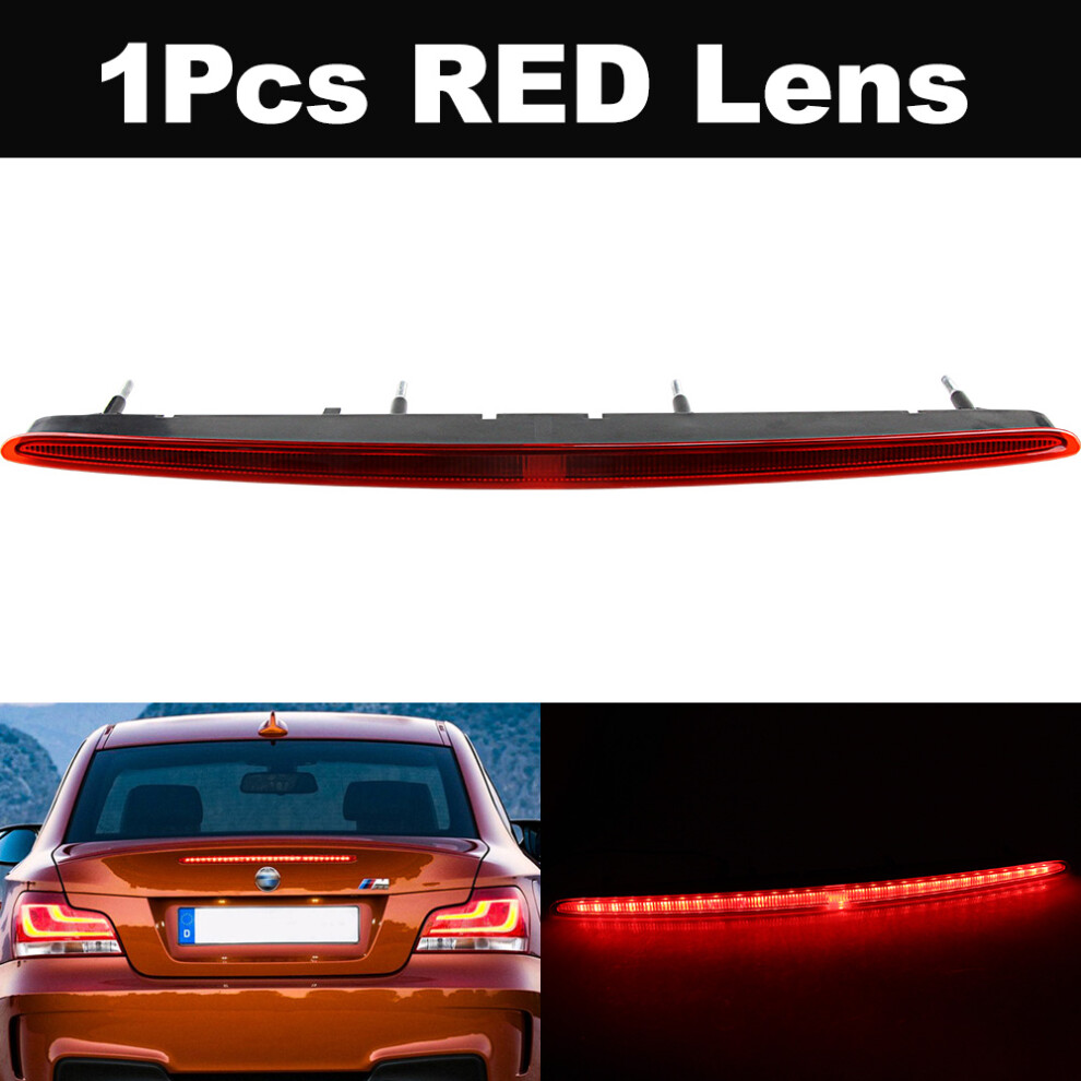 For Bmw 1 Series 128I 135I M E82 E88 2007-2013 Smoked Lens Led Rear Red 9158106947185