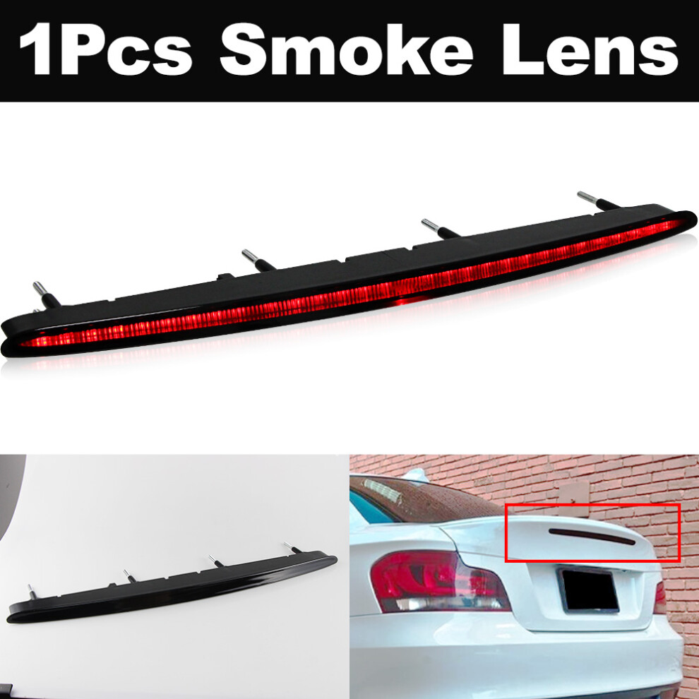 For Bmw 1 Series 128I 135I M E82 E88 2007-2013 Smoked Lens Led Rear Red 9158106955791