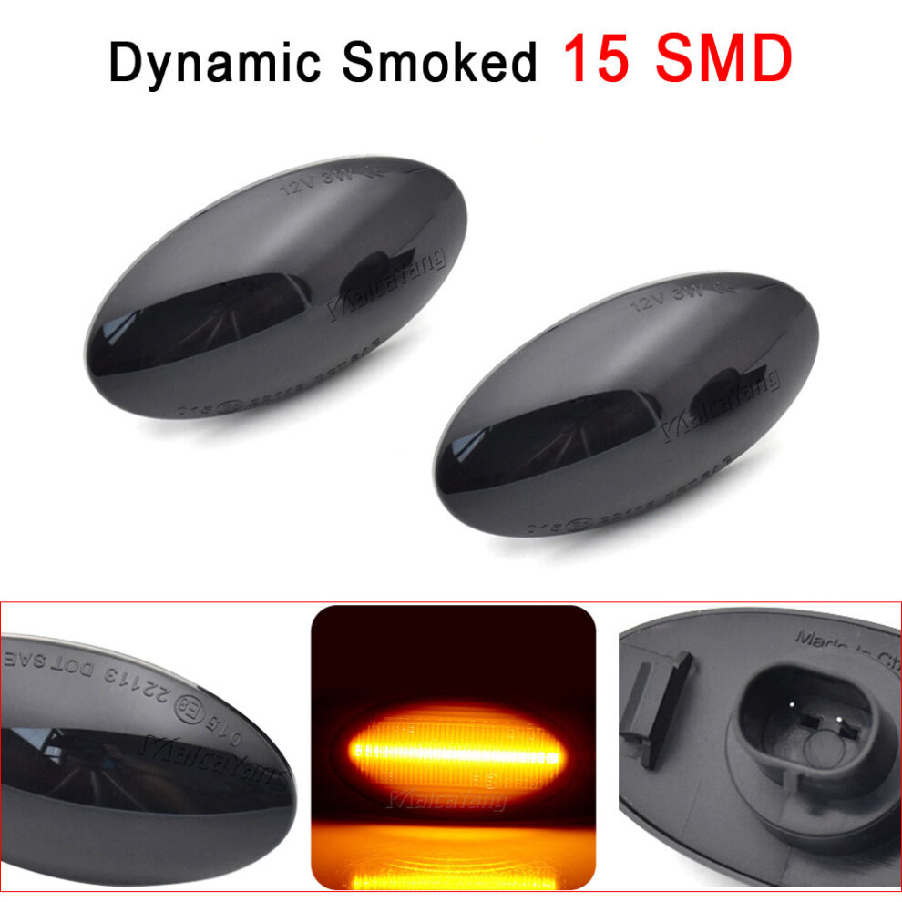 Led Dynamic Side Marker Turn Signal Car Sequential Blinker Light/Amber 9158106956736