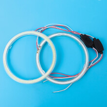 2pcs Headcar light COB Angel Eye LED Lamp Circle Ring Decoration car lights